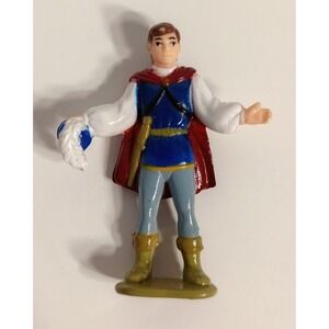 Small Disney Prince Charming Figurine PVC Figure Mattel Vintage Snow White Toy